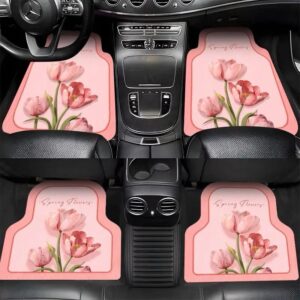 Floor Mats - Flowers Diatom Mud and Flannel (4 Packs)