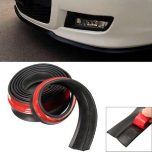 Spoilers – Universal Front Bumper Rubber Lip Protector Strip