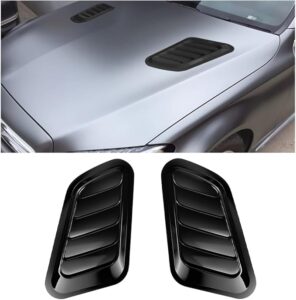 Air Intakes - Universal Car Decorative Hood Air Vent Cover (A pair)