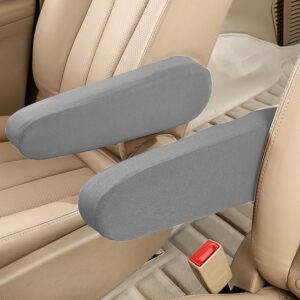 Armrest Covers - Universal Car Front Seat Armrest Cover (2 Packs)
