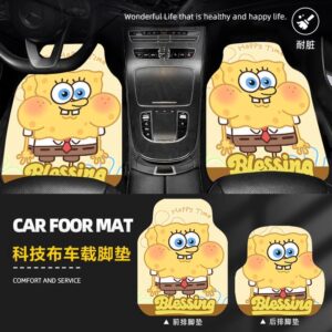 Floor Mats - SpongeBob Patterns (4 Packs)